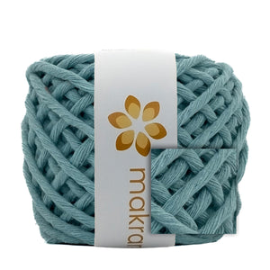 Hilaza Algodón Mini 4mm Makrama 150gr Verde Menta