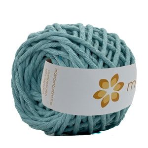 Hilaza Algodón Mini 3mm Makrama 150gr Verde Menta