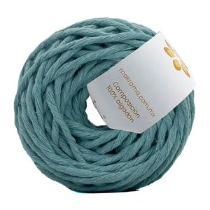 Hilaza Algodón Mini 3mm Makrama 150gr Verde Menta