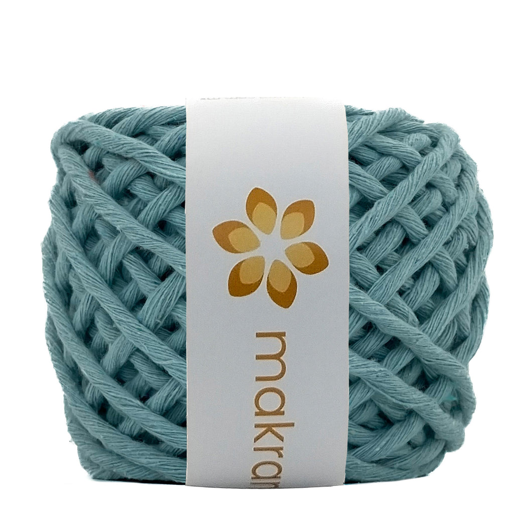 Hilaza Algodón Mini 4mm Makrama 150gr Verde Menta