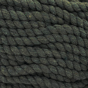 Cuerda Algodón 4mm Makrama Verde Militar