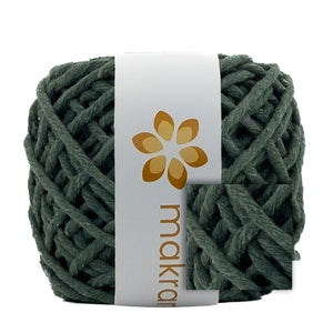 Hilaza Algodón Mini 3mm Makrama 150gr Verde Militar