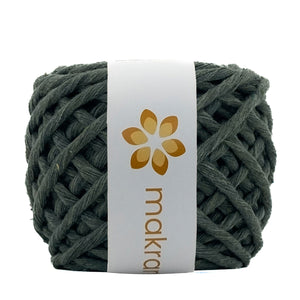 Hilaza Algodón Mini 4mm Makrama 150gr Verde Militar