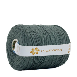 Cuerda Algodón 2mm Makrama 1kg Verde Musgo