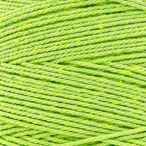 Cuerda Algodón 2mm Makrama 1kg Verde Neon