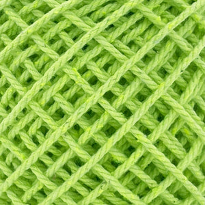 Cuerda Algodón Mini 2mm Makrama 150gr Verde Neon