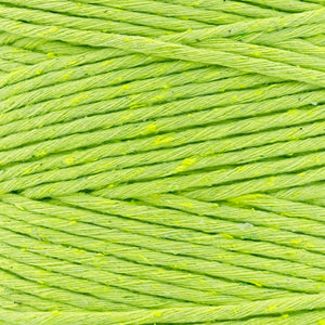 Hilaza Algodón 3mm Makrama 1kg Verde Neon