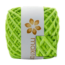 Cargar imagen en el visor de la galería, Hilaza Algodón Mini 3mm Makrama 150gr Verde Neon
