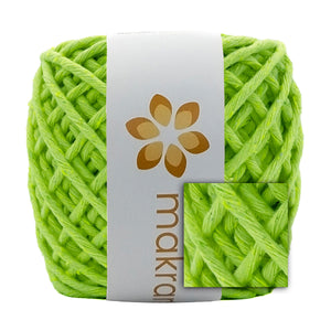 Hilaza Algodón Mini 3mm Makrama 150gr Verde Neon
