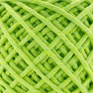 Hilaza Algodón Mini 3mm Makrama 150gr Verde Neon