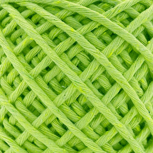 Hilaza Algodón 3mm Makrama 100m Verde Neon