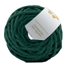 Cargar imagen en el visor de la galería, Hilaza Algodón Mini 3mm Makrama 150gr Verde Pasto
