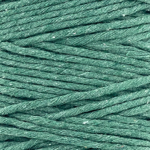 Hilaza Algodón 3mm Makrama 1kg Verde Pino