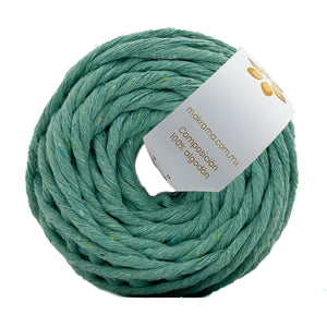 Hilaza Algodón Mini 3mm Makrama 150gr Verde Pistache