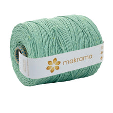 Cargar imagen en el visor de la galería, Cuerda Algodón 2mm Makrama 1kg Verde Pistache

