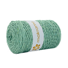 Cargar imagen en el visor de la galería, Cuerda Algodón 2mm Makrama 500gr Verde Pistache
