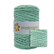 Cargar imagen en el visor de la galería, Cuerda Algodón 2mm Makrama 500gr Verde Pistache
