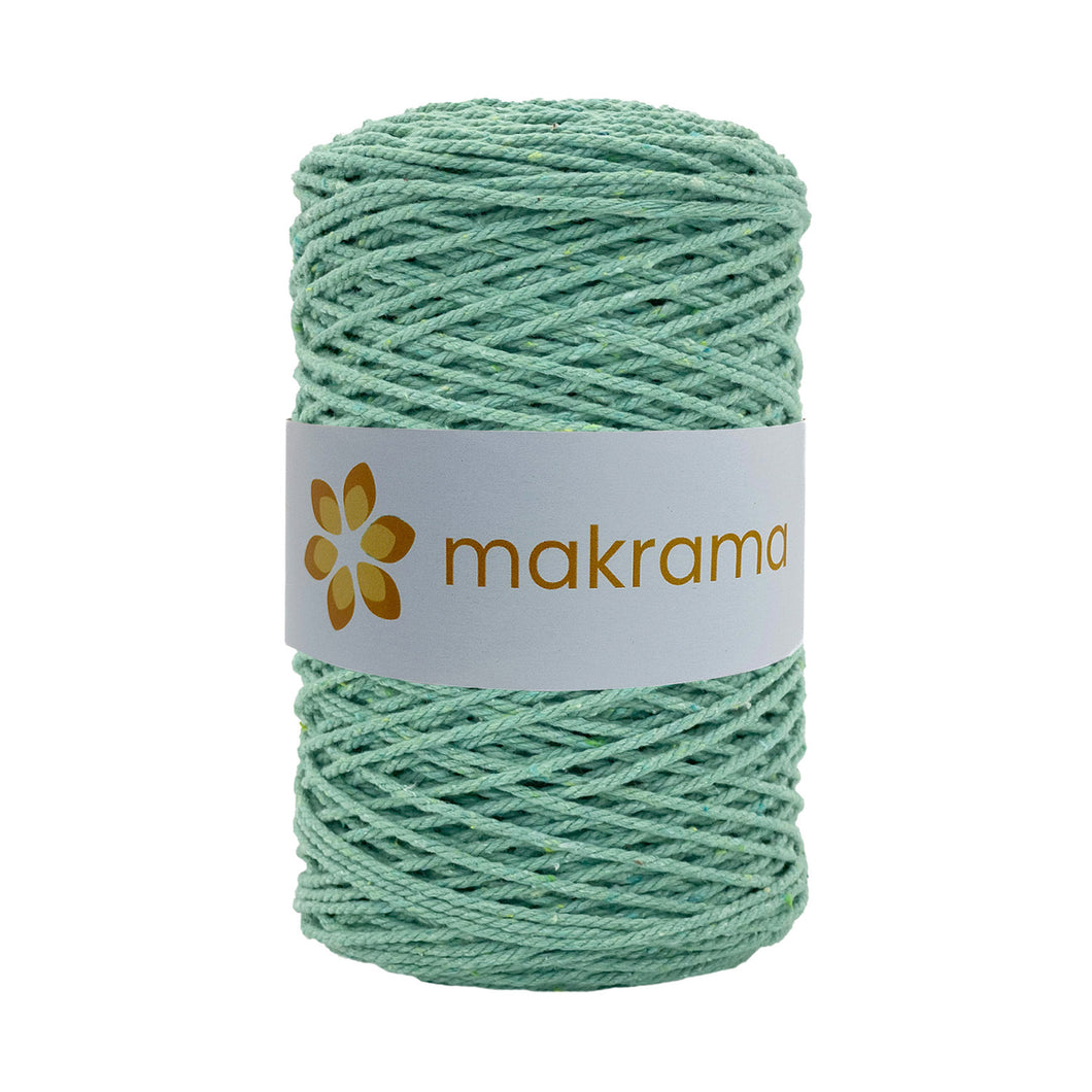 Cuerda Algodón 2mm Makrama 500gr Verde Pistache