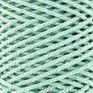 Cuerda Algodón 2mm Makrama 500gr Verde Pistache