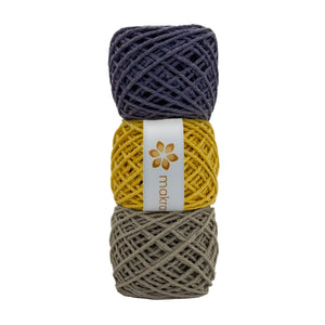 Kit Cuerda Makrama 2mm Colores Varios 3pz