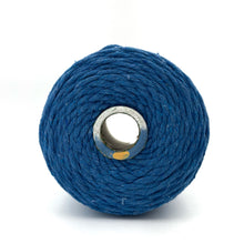 Cargar imagen en el visor de la galería, Hilaza Algodón 3mm Makrama 1kg Azul Capri
