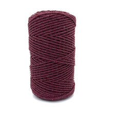 Cargar imagen en el visor de la galería, Cuerda Algodón 2mm Makrama 500gr Rojo Grosella
