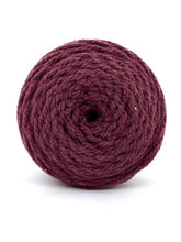 Cargar imagen en el visor de la galería, Cuerda Algodón 2mm Makrama 500gr Rojo Grosella
