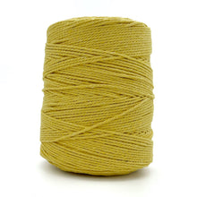 Cargar imagen en el visor de la galería, Cuerda Algodón 2mm Makrama 1kg Amarillo

