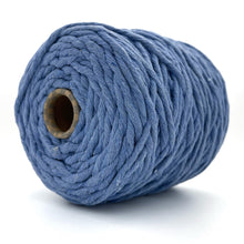 Cargar imagen en el visor de la galería, Hilaza Algodón 4mm Makrama 1kg Azul Celeste
